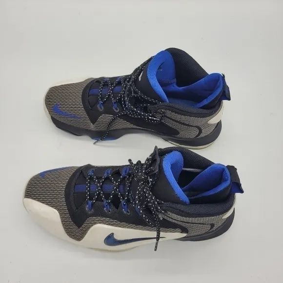 Nike Shoes Men 7.5 Penny 6 Sharpie Black Blue Basketball Sneakers  749632-001