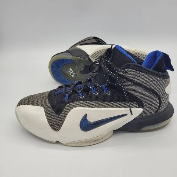 Nike Shoes Men 7.5 Penny 6 Sharpie Black Blue Basketball Sneakers  749632-001