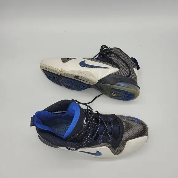 Nike Shoes Men 7.5 Penny 6 Sharpie Black Blue Basketball Sneakers  749632-001