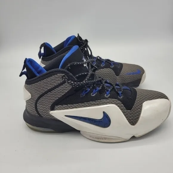 Nike Shoes Men 7.5 Penny 6 Sharpie Black Blue Basketball Sneakers  749632-001