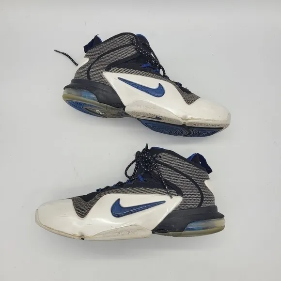 Nike Shoes Men 7.5 Penny 6 Sharpie Black Blue Basketball Sneakers  749632-001