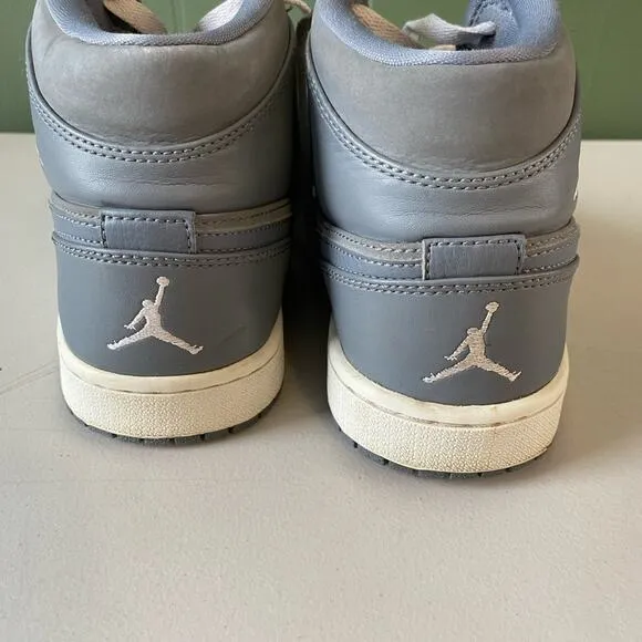 Nike Sneakers Men’s Size 8 Air Jordan 1 Mid Cool “Grey/White” Hightop Basketball