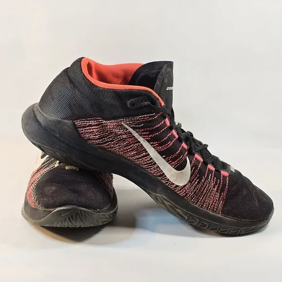 Nike Zoom Ascention Mens Size 11.5 Basketball Shoes Athletic Sneakers 832234-003