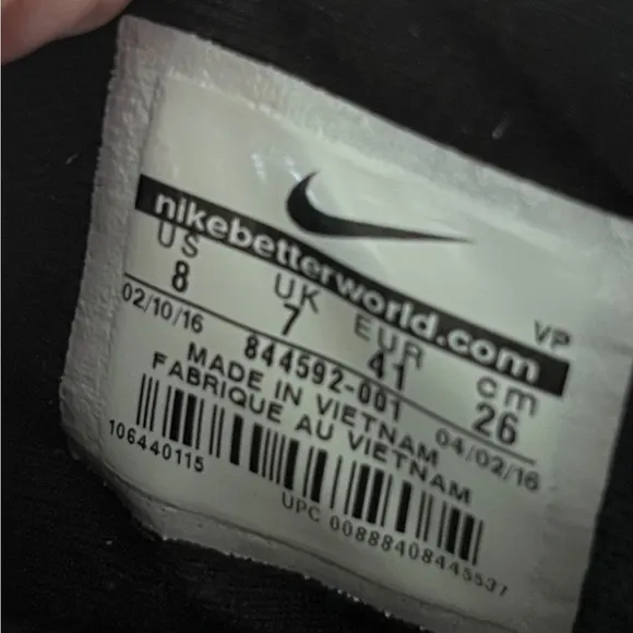Nike Zoom Devotion athletic sneakers, size 8