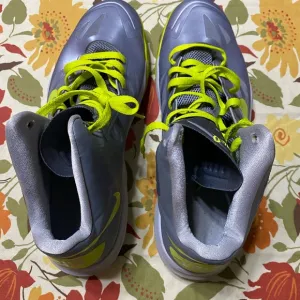 Nike Zoom Hyperrev Apple Green/Yellow Basketball Sneakers 630913-300 Men's Sz 11