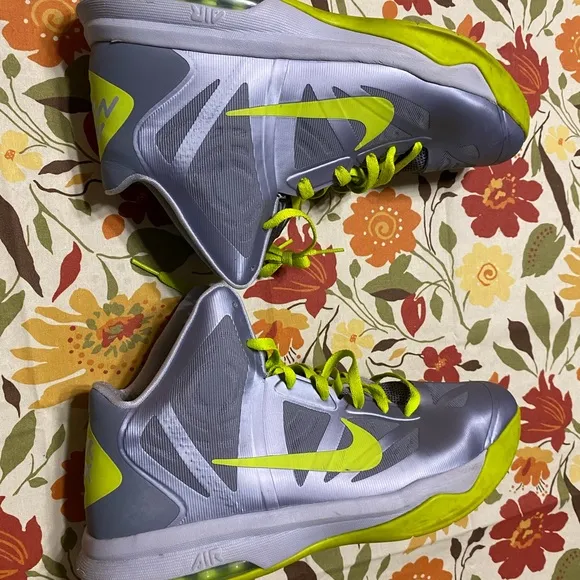 Nike Zoom Hyperrev Apple Green/Yellow Basketball Sneakers 630913-300 Men's Sz 11