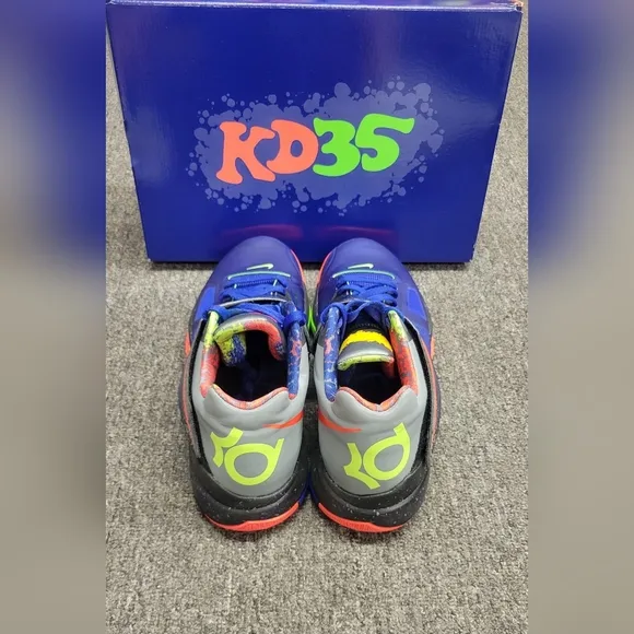 Nike Zoom KD 4 Nerf 2024 Basketball Sneakers FQ8180-400 Men Size 11.5
