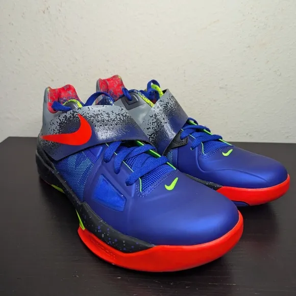 Nike Zoom KD 4 Nerf 2024 Hasbro Basketball Sneakers FQ8180-400 Mens 9.5