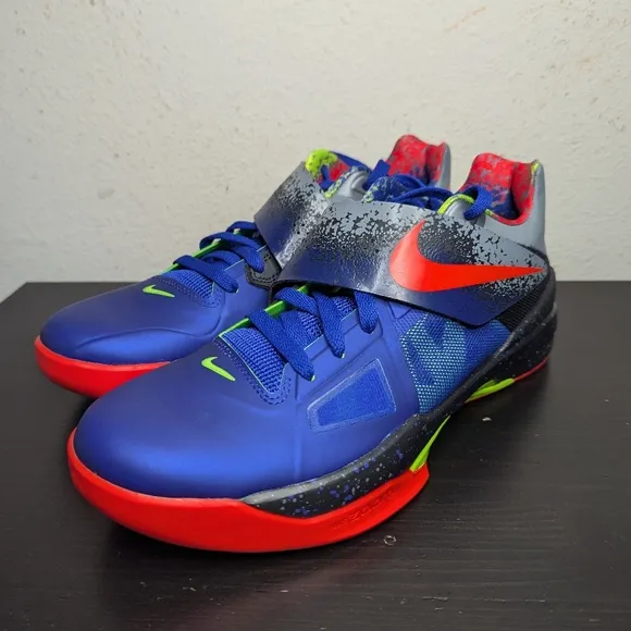 Nike Zoom KD 4 Nerf 2024 Hasbro Basketball Sneakers FQ8180-400 Mens 9.5