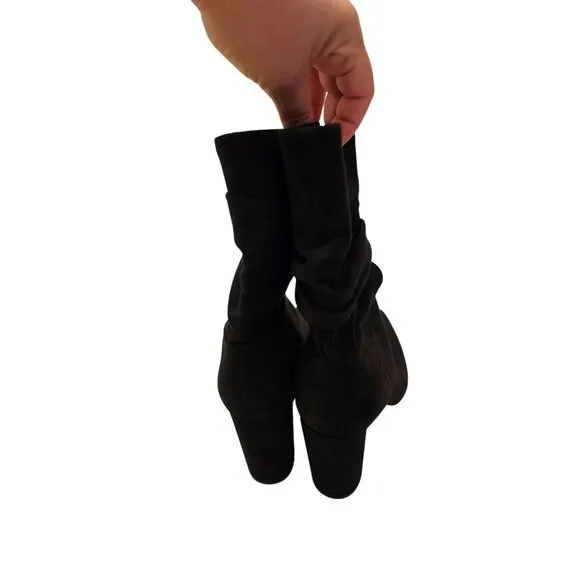 Nine West Womens Black Pointed Toe Boots 8M