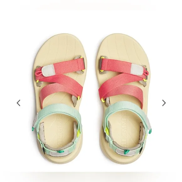 NWB Merrell Speed Fusion Sport RMX Sandals in Celadon/ Blossom