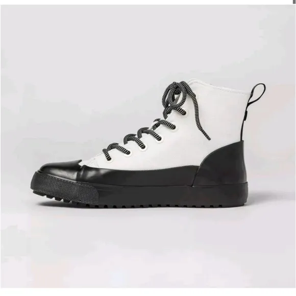 NWOB HUNTER NEW WATERPROOF DIPPED CANVAS ANKLE BOOTS FOR TARGET MENS 13