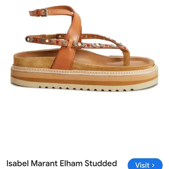 NWOB Isabel Marant Elham Studded Sandals