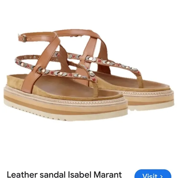 NWOB Isabel Marant Elham Studded Sandals