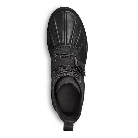 NWOB MENS POLO RALPH LAUREN OSLO Waterproof Lace Up Leather Boots BLACK US SZ 8D