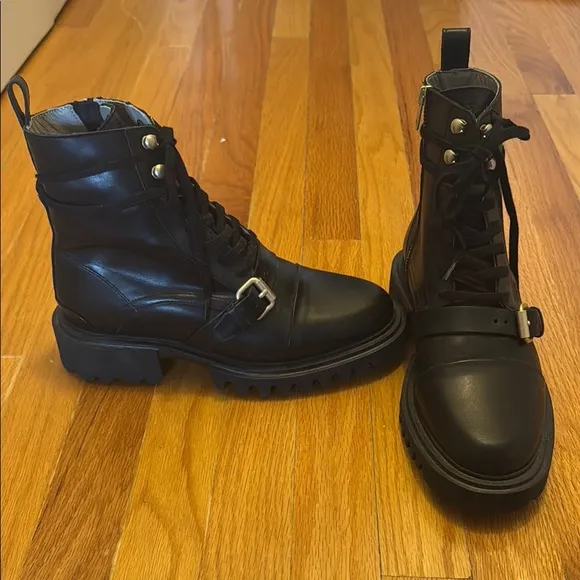 NWOT All Saints Tori Leather Boots