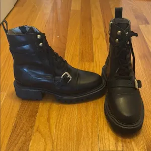 NWOT All Saints Tori Leather Boots
