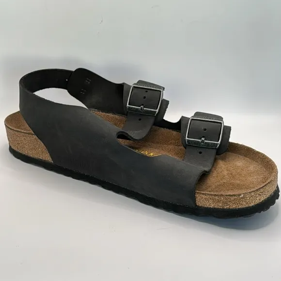 NWOT BIRKENSTOCK™️ Men's Size EU36 (13M) 'MILANO' Black Leather Sandals