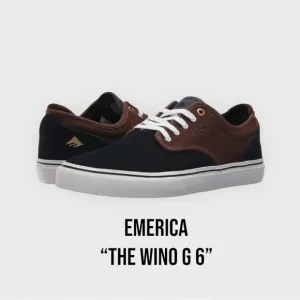 NWOT Emerica Men’s Skater Sneakers “Wino G6” Leather Upper Never Worn.
