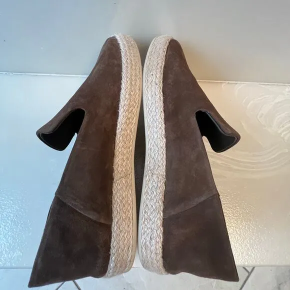 NWOT. VINCE Emmitt Slip-On Espadrille Loafers. Mens Size 11Color Brown.