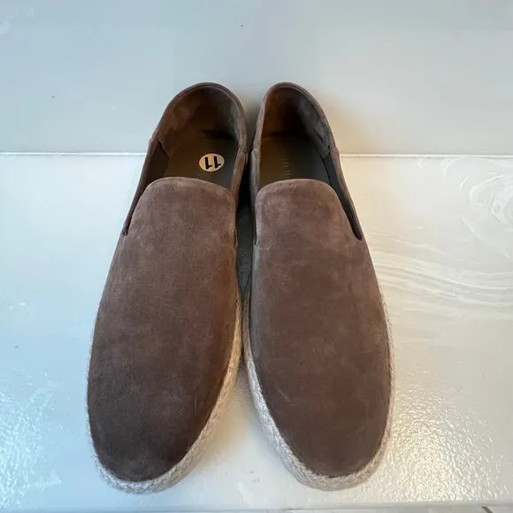 NWOT. VINCE Emmitt Slip-On Espadrille Loafers. Mens Size 11Color Brown.