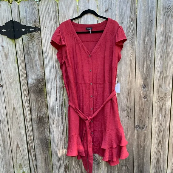 NWT 1. State Wanderlust Mineral Red Dress size 24W