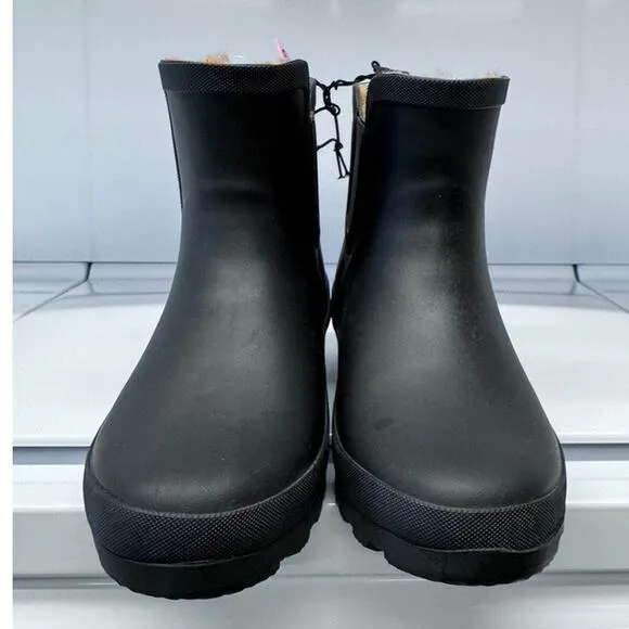 NWT!! &quot;CHOOKA&quot; Rubber Ankle Boots, Size 6, Classic Chelsea Boot, Rainboot