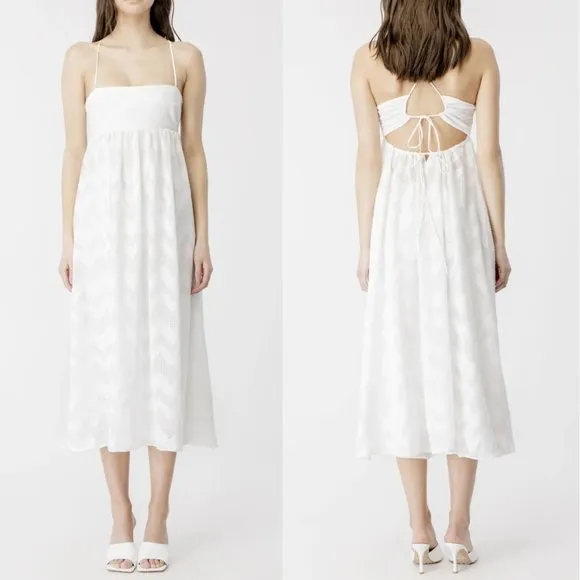 NWT Bardot Zanthi Midi Dress in Orchic White Sz. XXL (US 12)