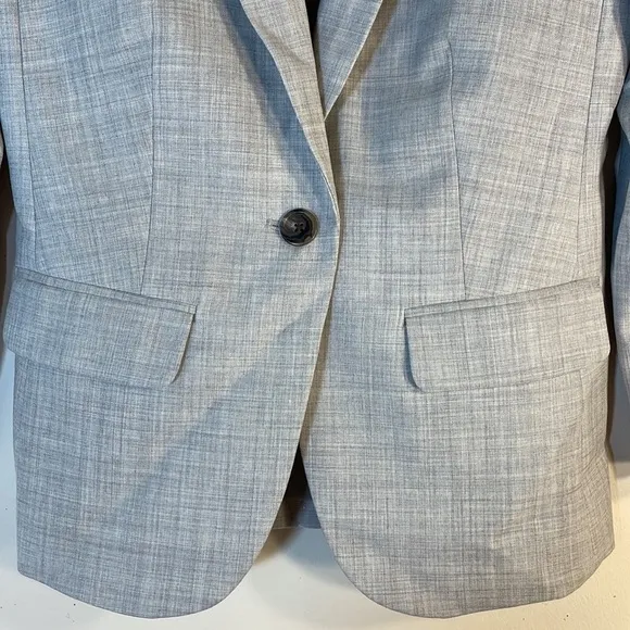NWT. J. Crew 0 Super 120’s 100% Wool One Button Blazer.