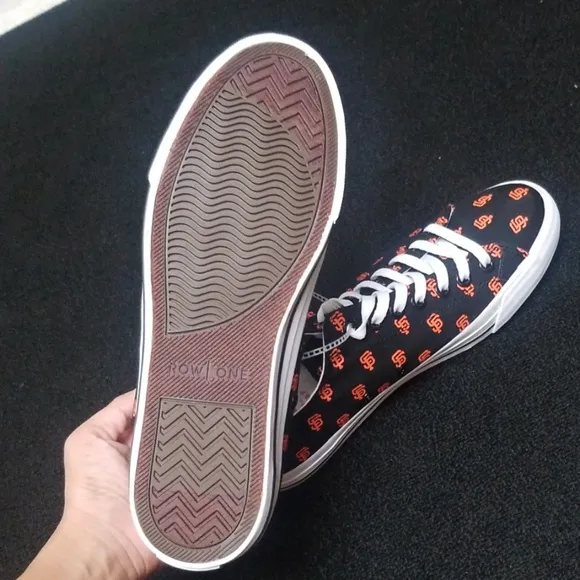 NWT SF Giants Sneakers vans like shoe MLB licensed