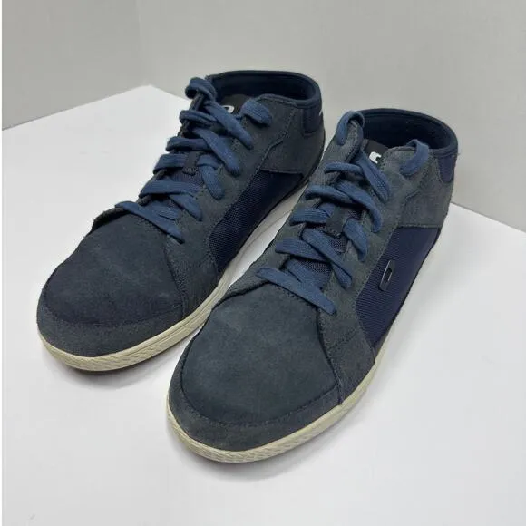 Oakley Road Trip Y2K Skater Suede Navy Blue Mid Sneakers Mens Size 11.5