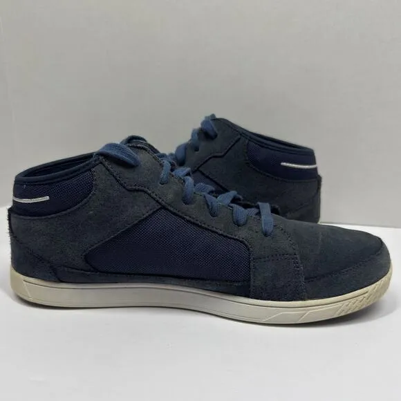 Oakley Road Trip Y2K Skater Suede Navy Blue Mid Sneakers Mens Size 11.5