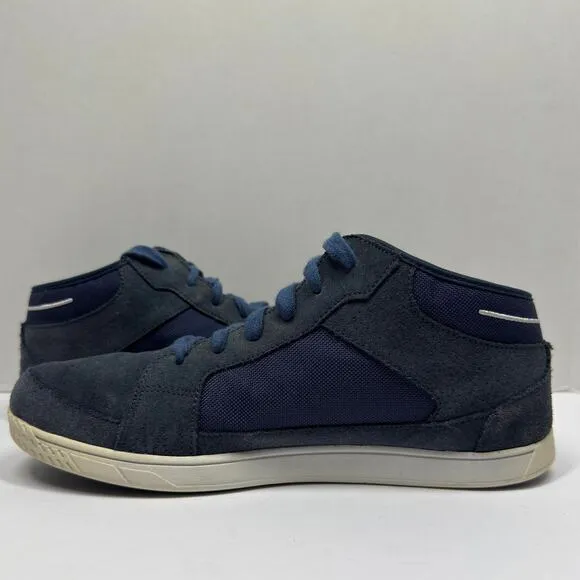 Oakley Road Trip Y2K Skater Suede Navy Blue Mid Sneakers Mens Size 11.5