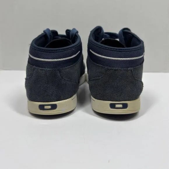 Oakley Road Trip Y2K Skater Suede Navy Blue Mid Sneakers Mens Size 11.5
