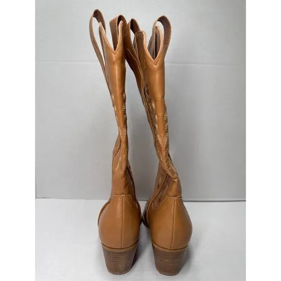 Oasis Society Amaya classic western boots brown size 7.5