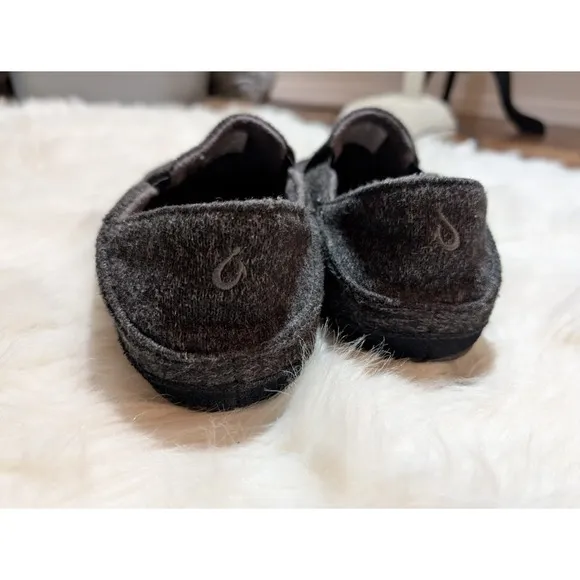 OluKai Men's Wool‎ Blend Slip On Loafer Comfort Casual Shoes Molo Hulu Sz 9