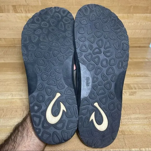 OluKai Men's Ohana Beach Sandals - Kona/Kona Gray Mens Size 14