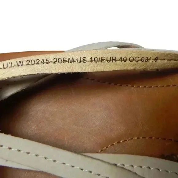 Olukai U'i Flip Flop Women's Ivory Leather Beach Thong Sandals Size EU 40 US 10