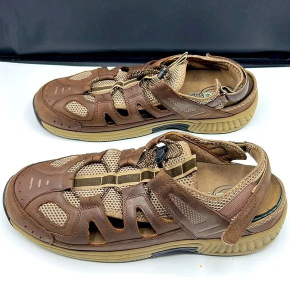 OrthoFeet brown sandals for men size 14