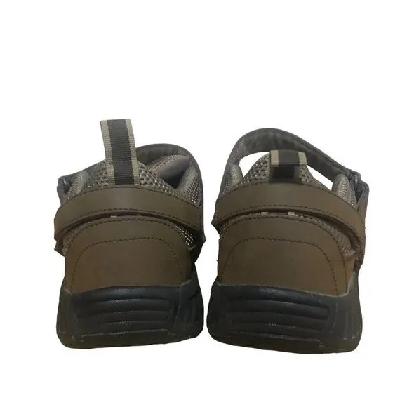 Orthofeet Clearwater Sandals Men's 12 D Brown Leather Fisherman Orthopedic Shoes