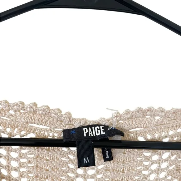 Paige Kuzuyu Cream Knit Sweater