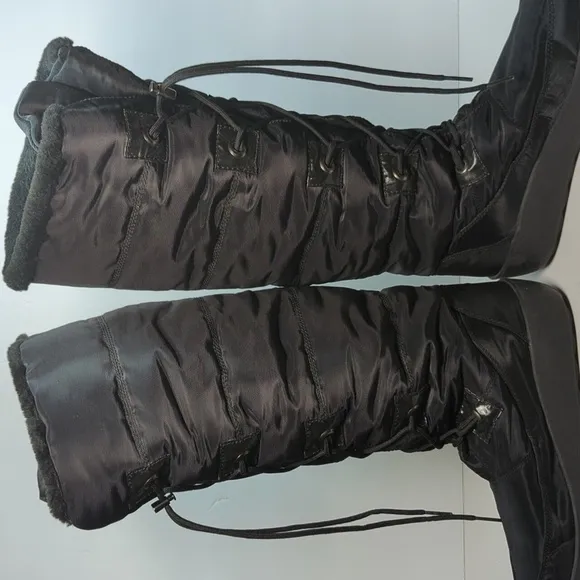 Pajar Romania Black waterproof Tall Winter Boots womans size 10  EU 41