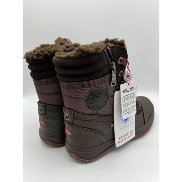 Pajar Tour Winter Boots Brown Waterproof Men's Size 8 NEW🛒