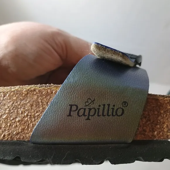 Papillio Birkenstock Women's Sandals - Green Iredesent Size 36