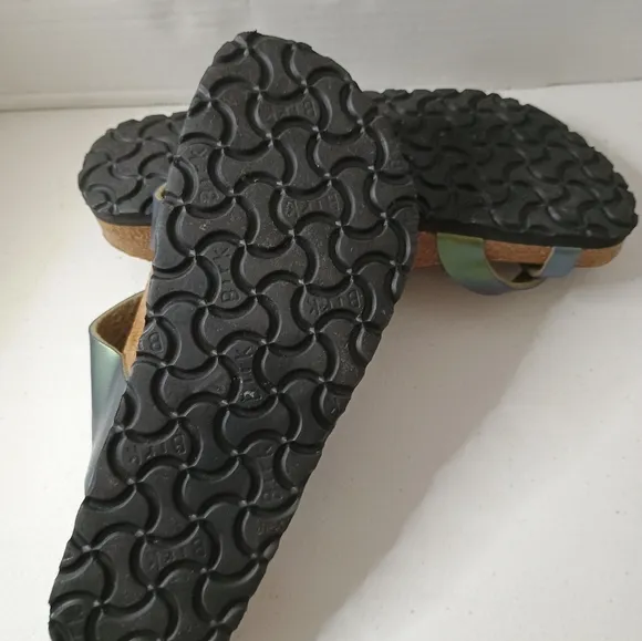 Papillio Birkenstock Women's Sandals - Green Iredesent Size 36
