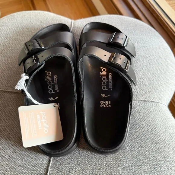 Papillio Black Sandals for Women