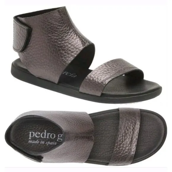 Pedro Garcia Peonia‎ Sandal Cervo Lame Leather Gladiator Boho