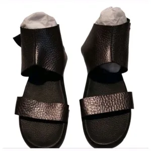 Pedro Garcia Peonia‎ Sandal Cervo Lame Leather Gladiator Boho
