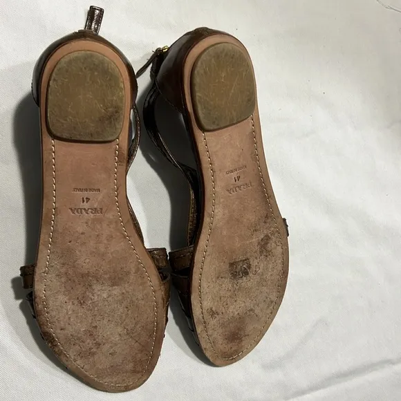 Prada  Leather Sandals 11