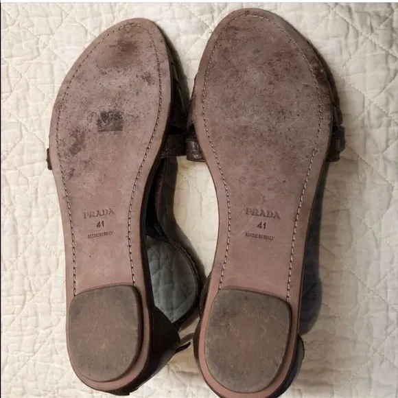Prada  Leather Sandals 11